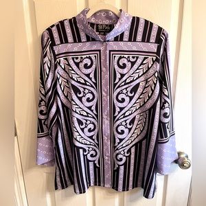 Bob Mackie Wearable Art Plus Size Shirt